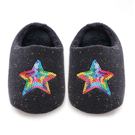 PANTOUFLA Ladies Slipper Shiny Star