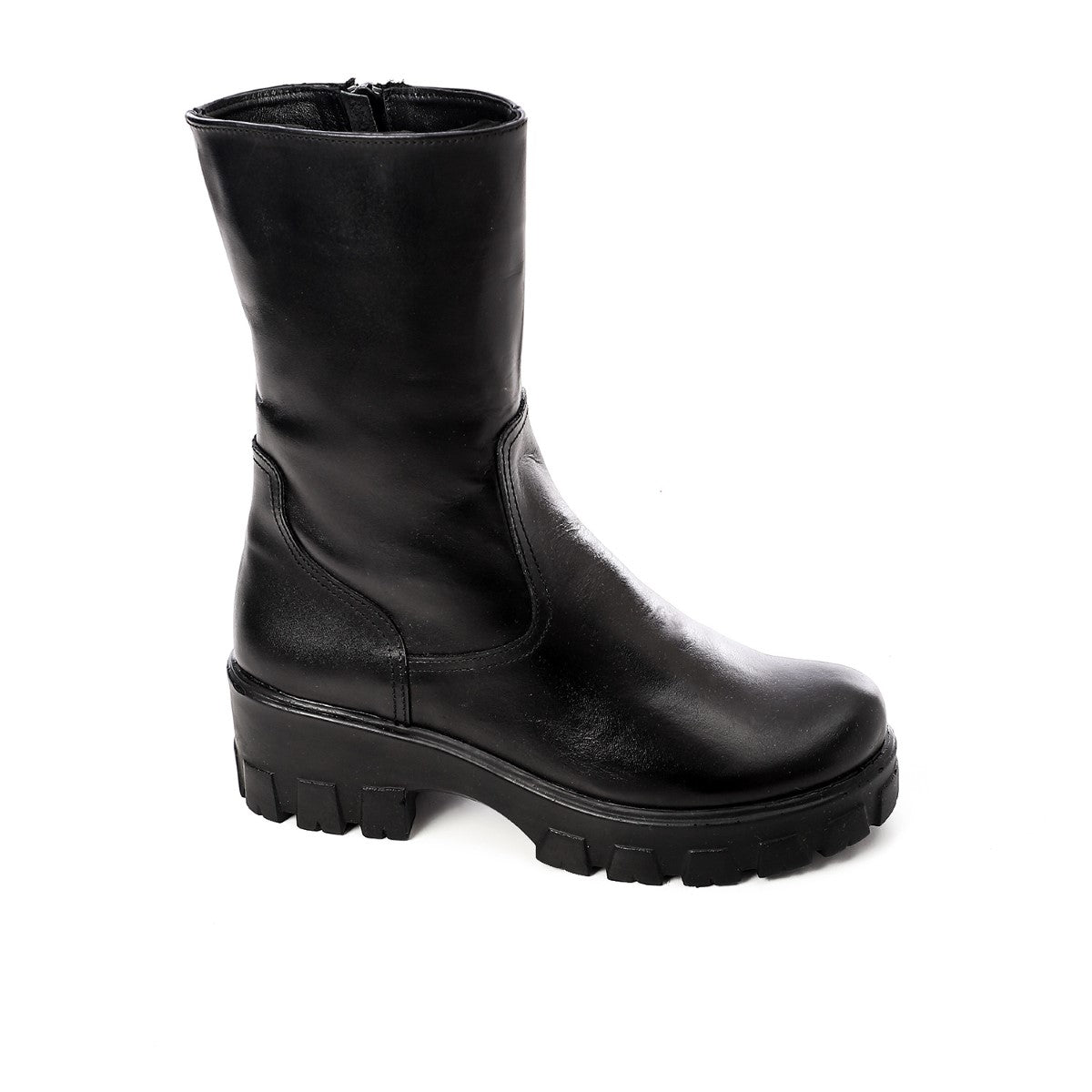 Mr Joe - Half Boot Real Leather Black