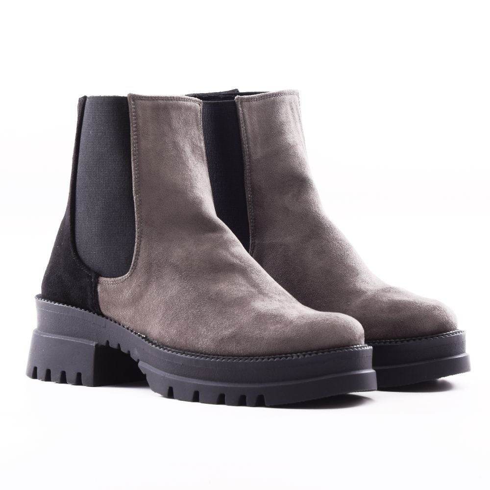 Mr Joe Boot For Women  Faux Leather Grey