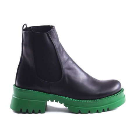 Mr Joe -Half Boot Black*Green