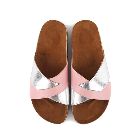 Tayree - Blush cross slipper