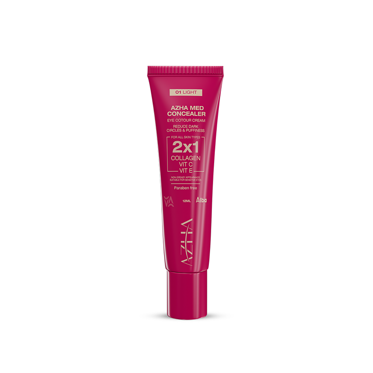 Azha - Concealer 12 ml 01 - provides perfect natural coverage to hide dark circles