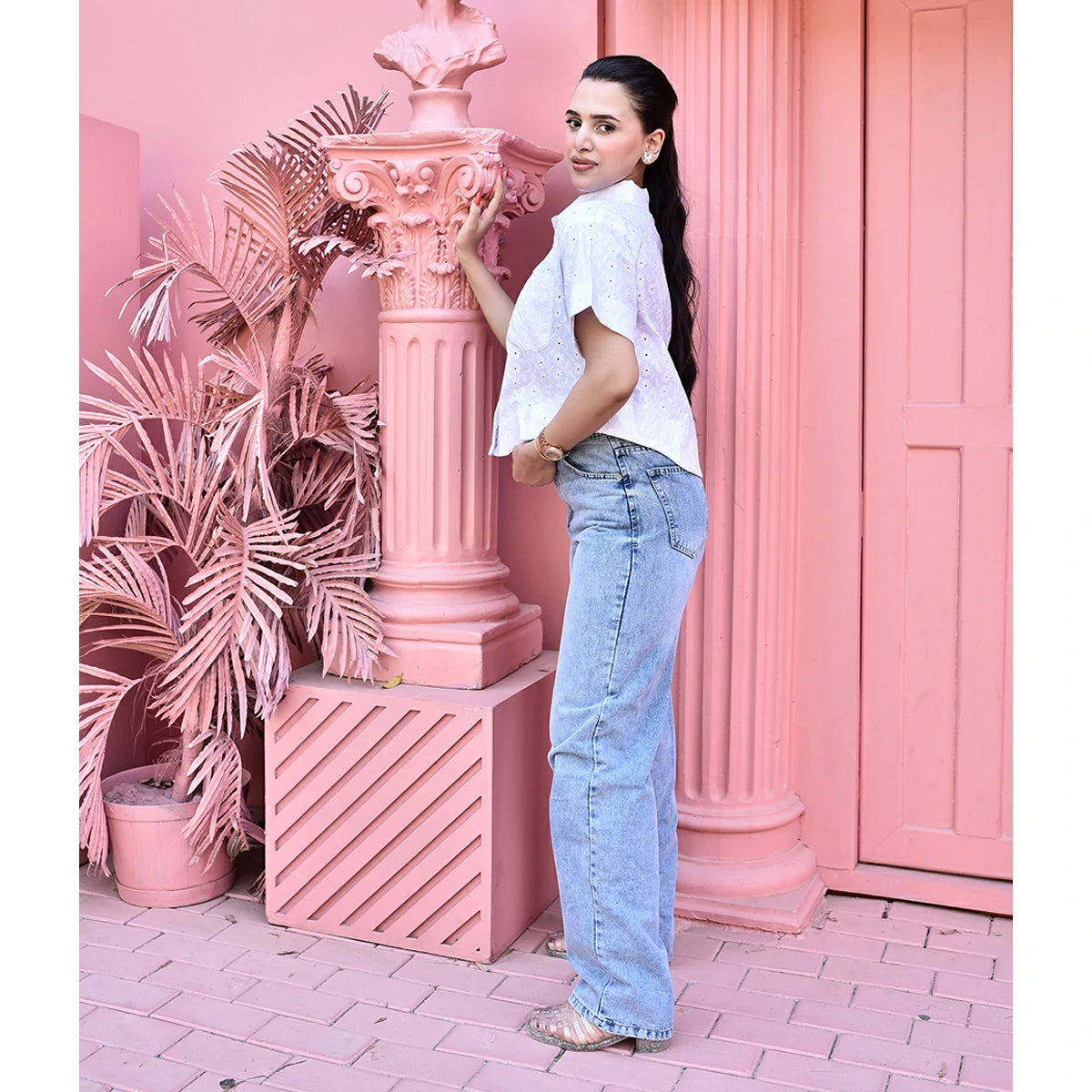 Wideleg jeans