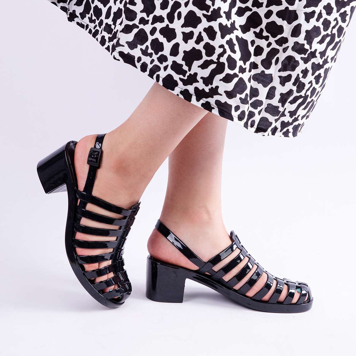 Jelly Slipper high heels