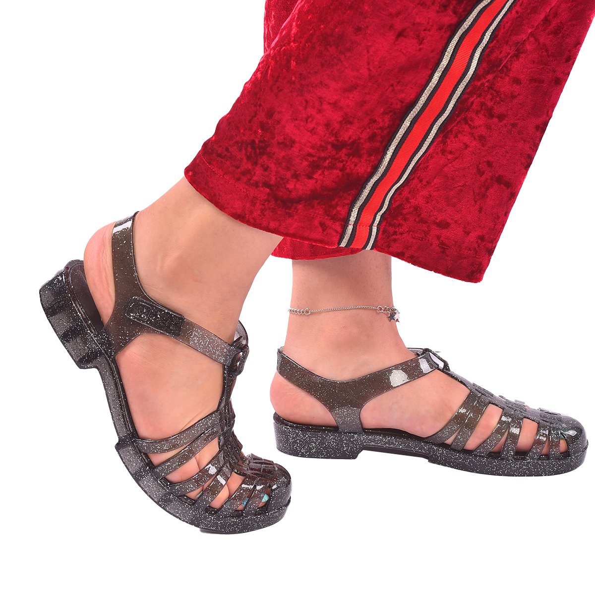 حذاء جيلي سليبر مسطح