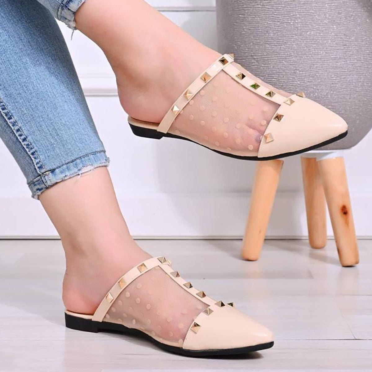 Etmana - Women's Pointed Toe Mule Sandal