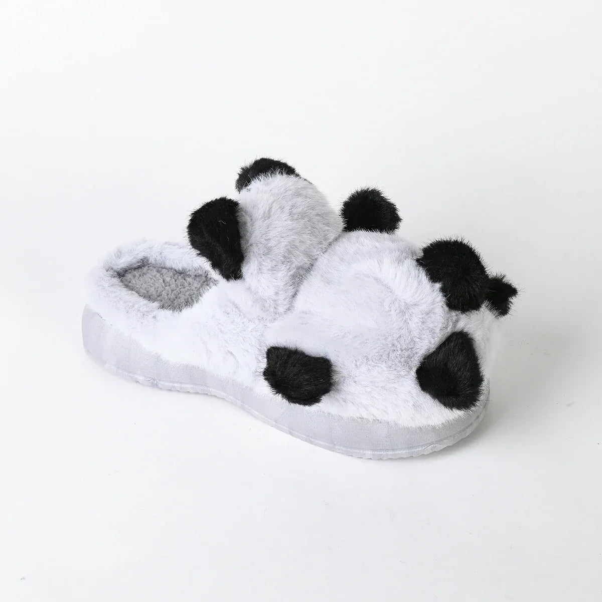 Etmana - Home Fur Warm Foot Flip Flop Slipper For Women