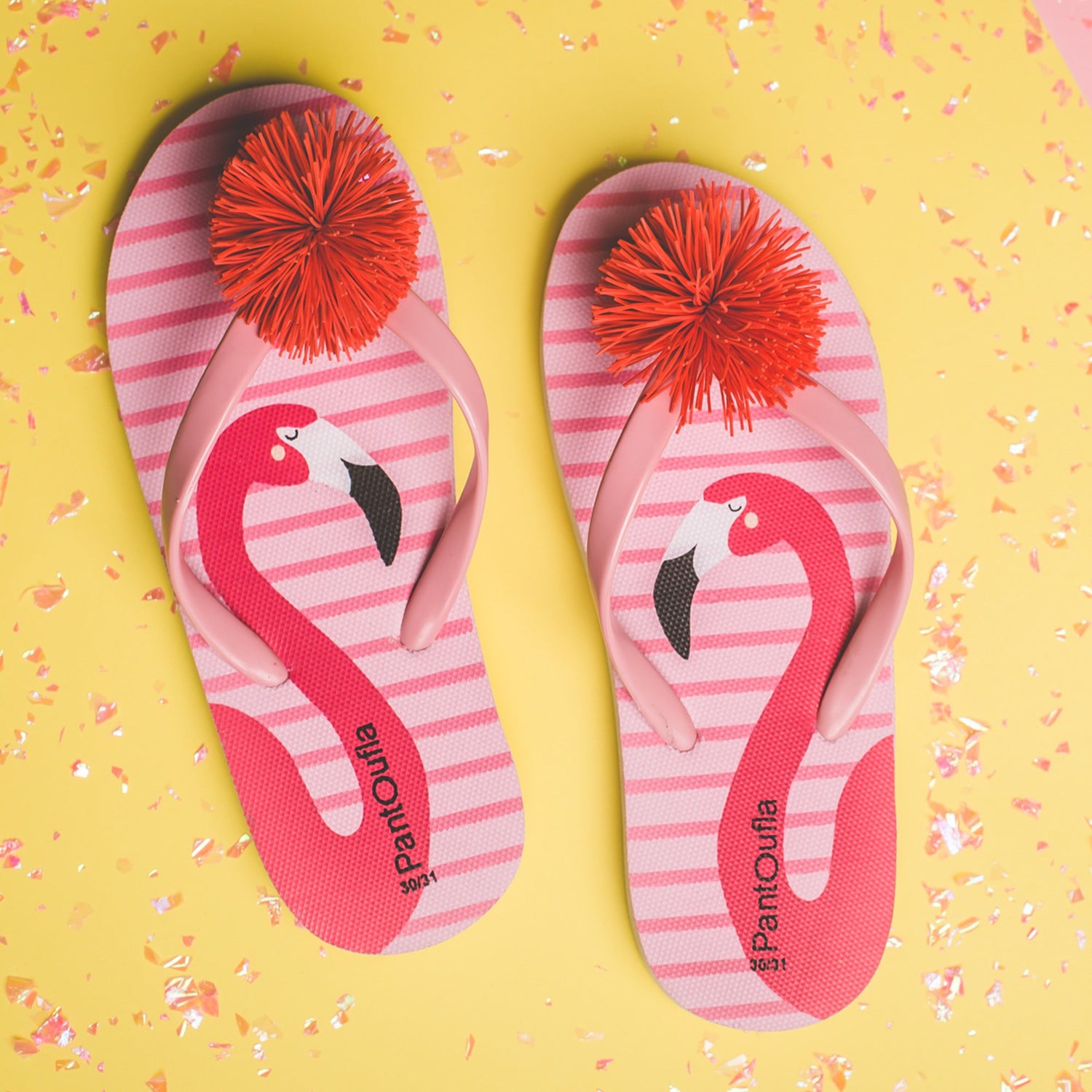 Kids Summer Slippers Flamingo