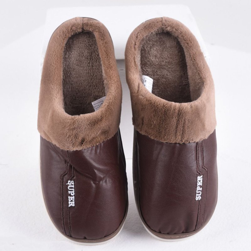 Etmana Home Fur Warm Foot Flip Flop Slipper For Men