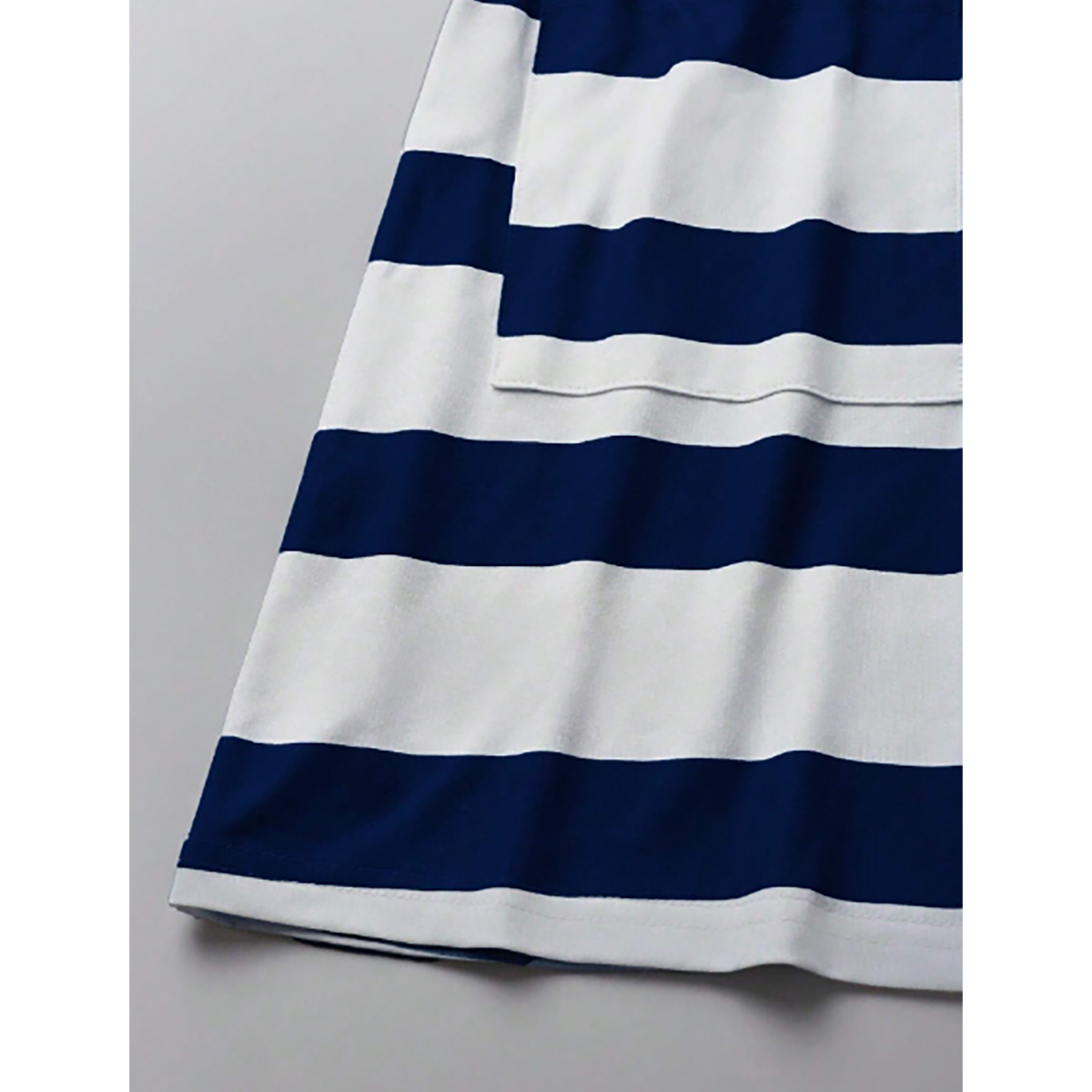 SHEIN- EMERY ROSE Summer Striped Sleeveless Dress with Drawstring Waist and Two Pockets