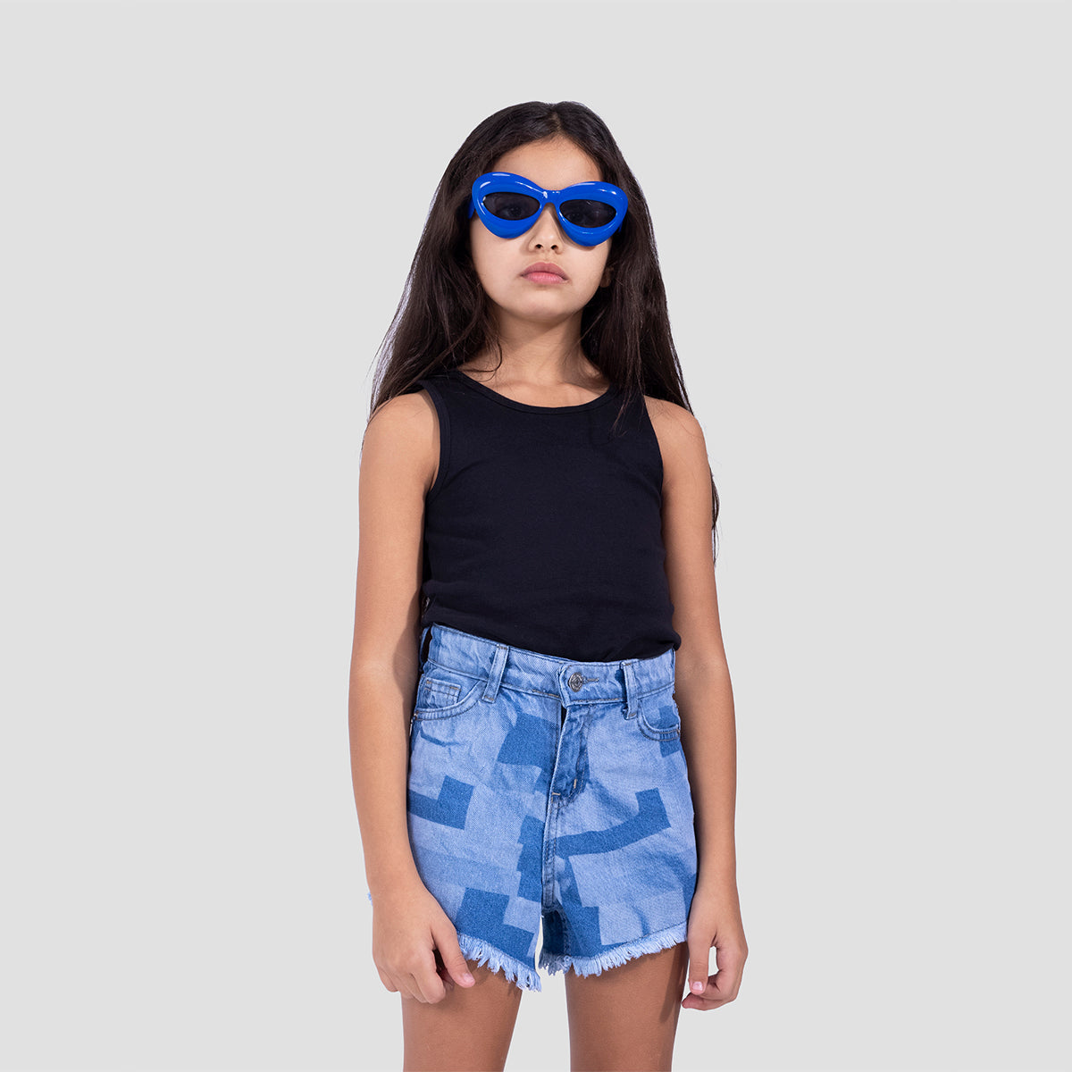 New Hot-Short In cupied Blue