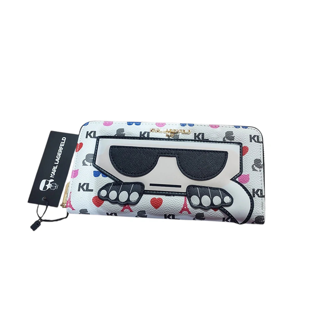 Karl Lagerfeld - Continental zip Karl wallet