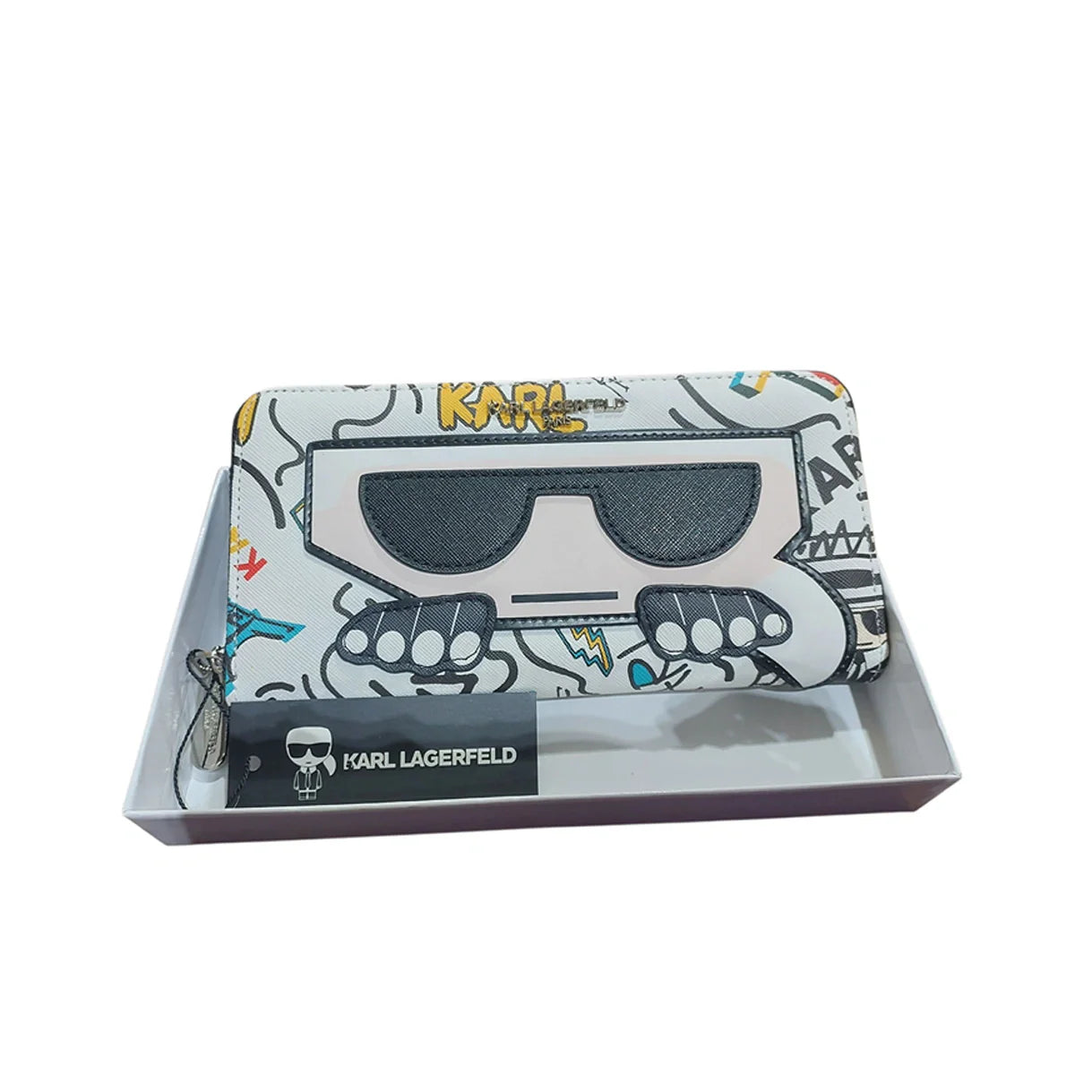 Karl Lagerfeld - Continental zip Karl wallet