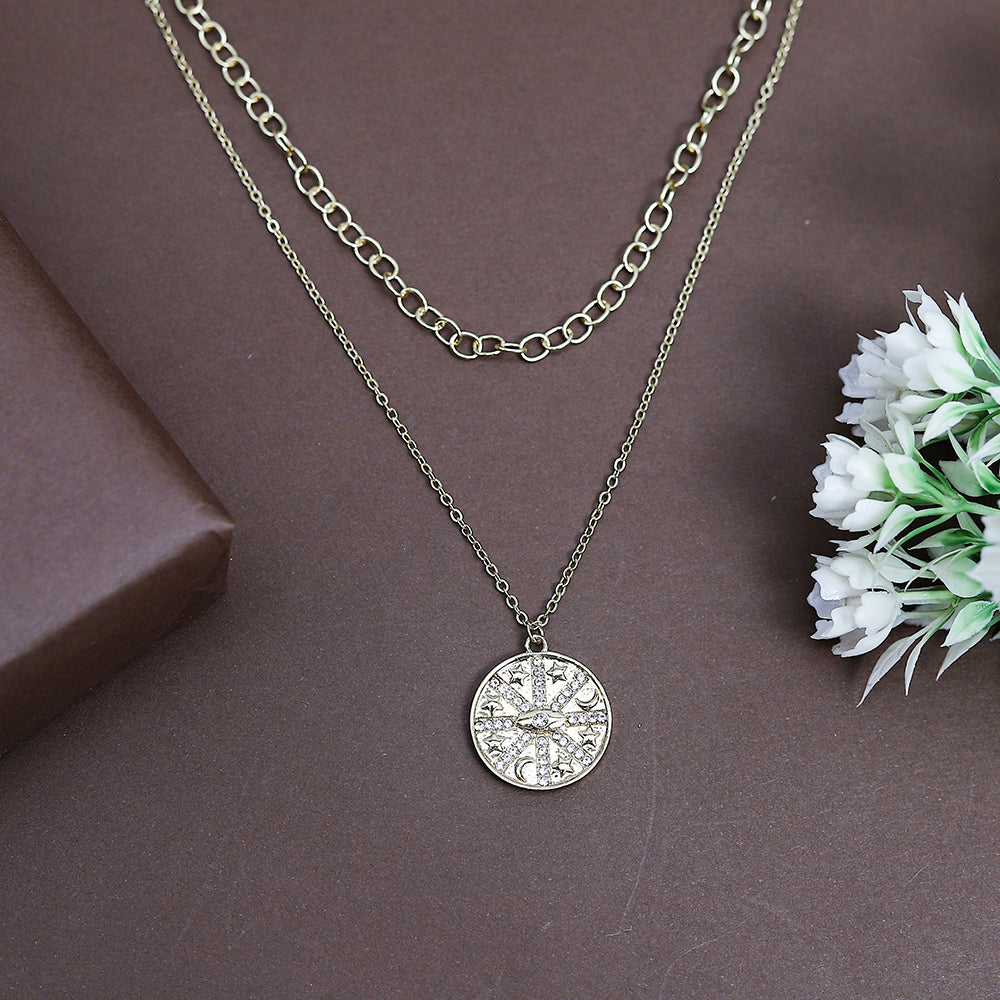 Fluffy - Satar Ball Necklaces  Women'S Accessories-Gold