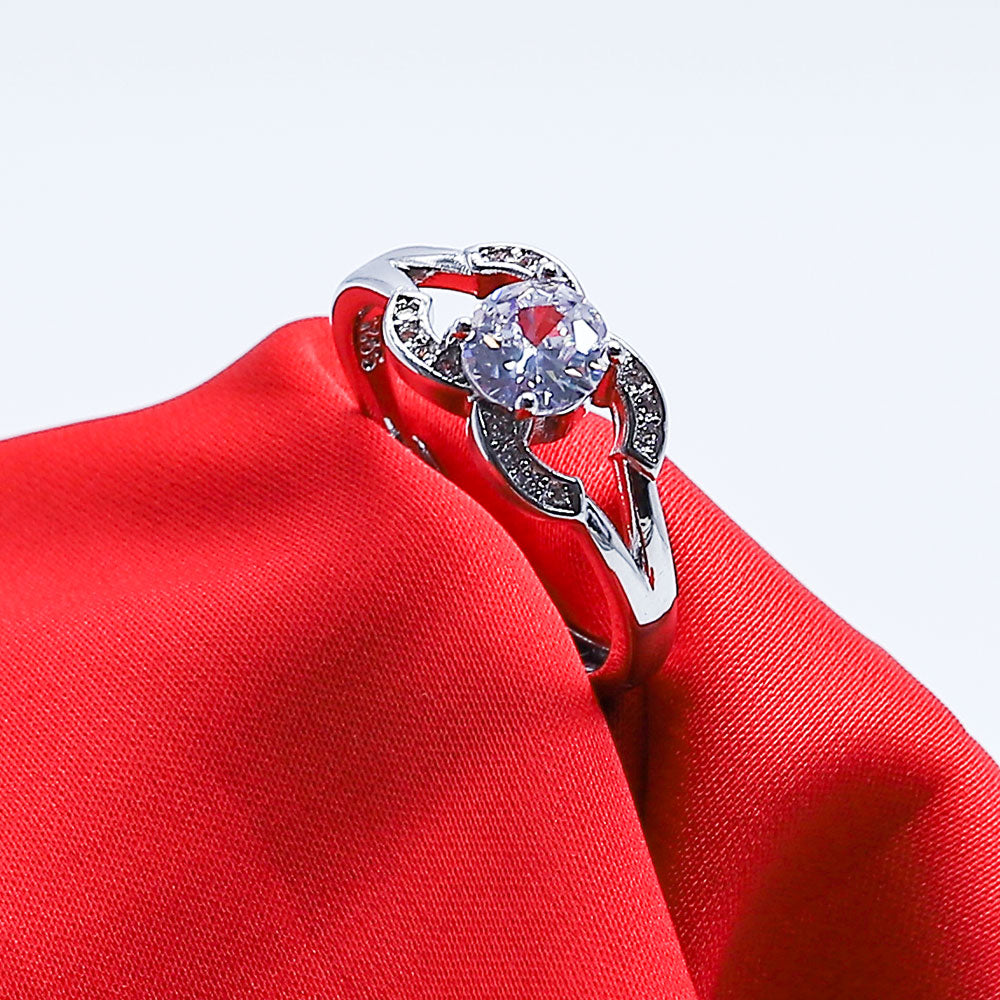 Fluffy - Soiree Zircon Ring Of Women's Accessories