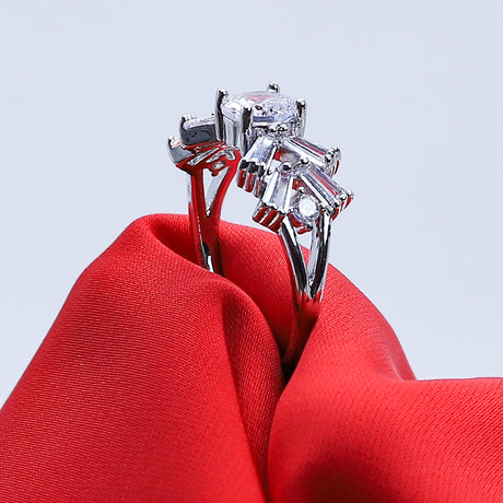 Fluffy - Soiree Zircon Ring Of Women's Accessories