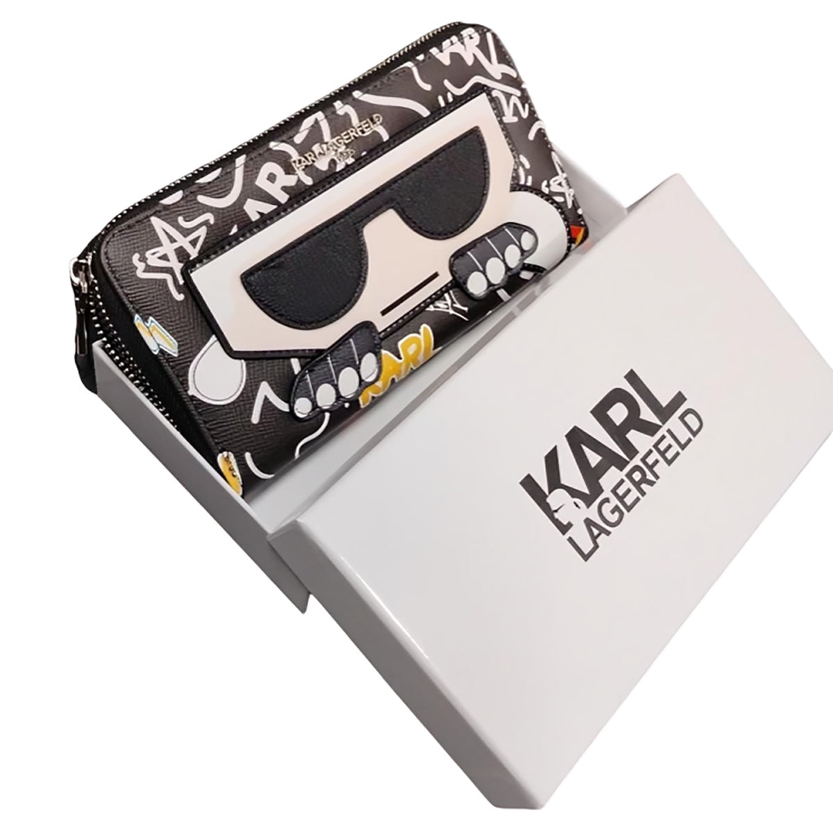 Karl Lagerfeld - Continental zip Karl wallet