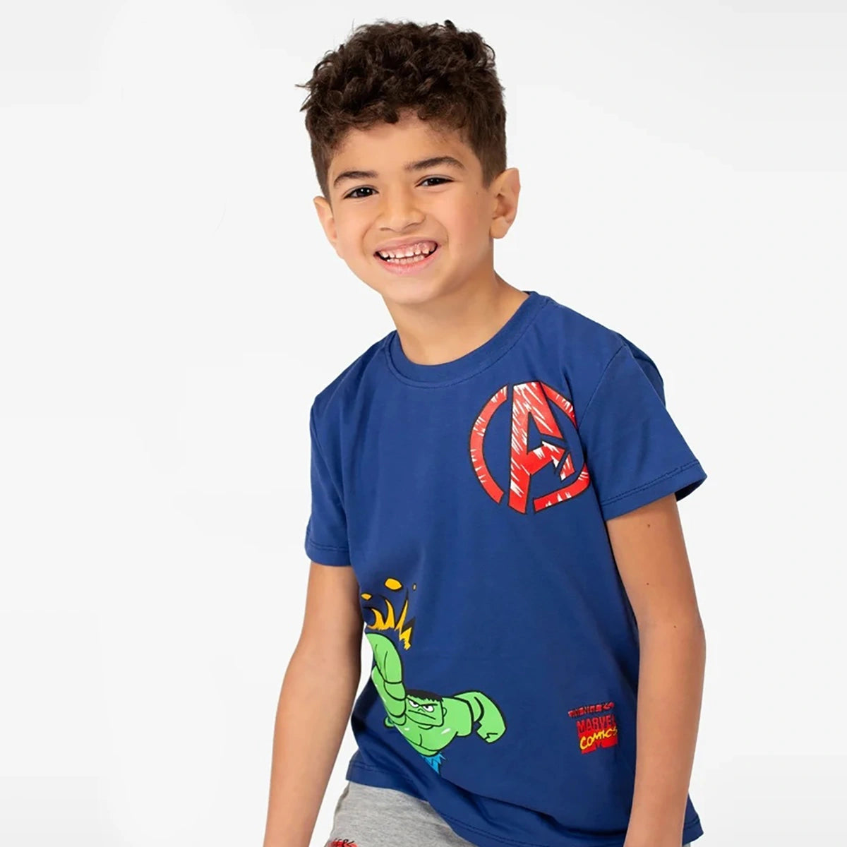 Leo-moda -kids-  summer pajamas-Marvel-boys