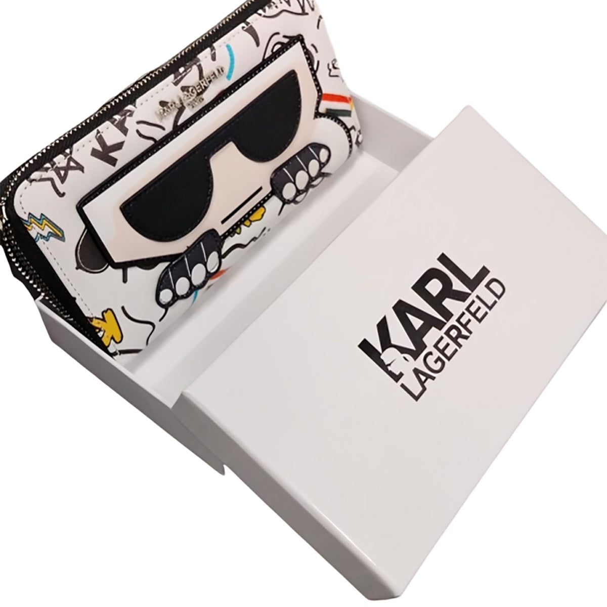Karl Lagerfeld - Continental zip Karl wallet