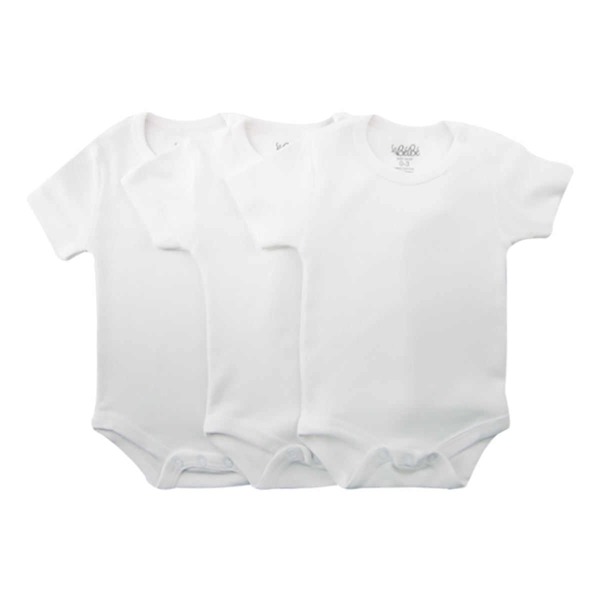 FUTURE FIT - A Pack Of 3 Pieces Half Sleeve Baby UnderWear Cotton 100%