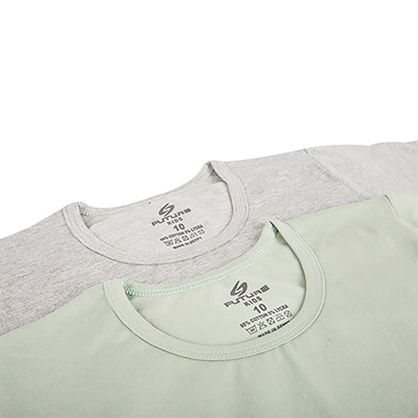 FUTURE FIT - Pack Of 2 Half Slevee UnderShirt MultiColoure For Boys