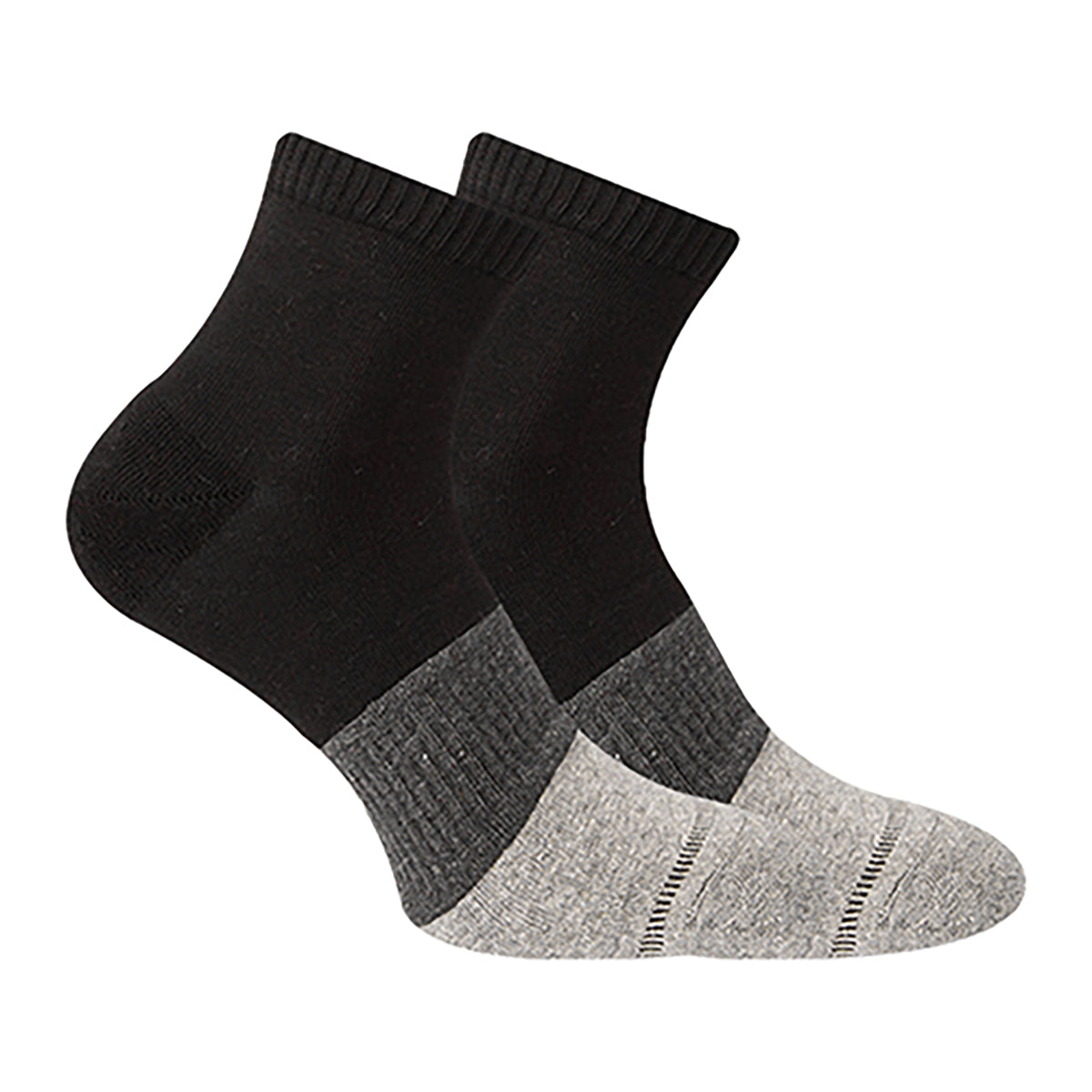 FUTURE FIT - Short Plain Socks Liner Heel And Toe MultiColoure For Men