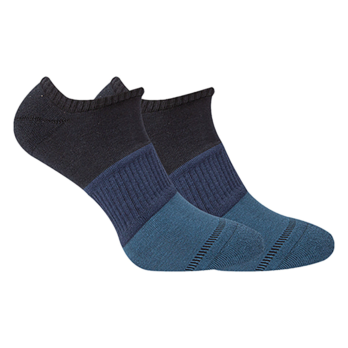 FUTURE FIT - LowCut Plain Socks Liner Heel And Toe MultiColoure For Men