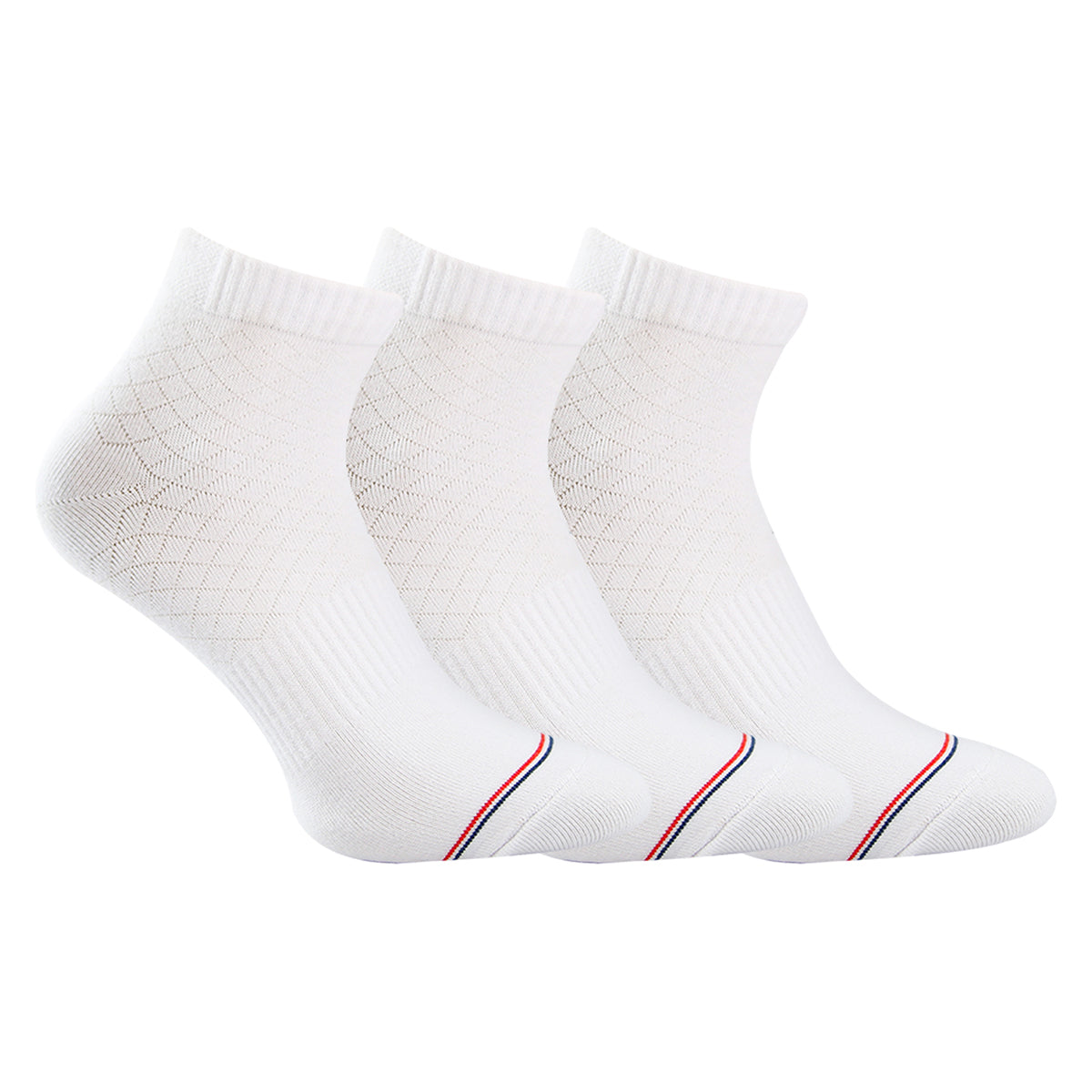 FUTURE FIT - A Pack Of 3 Pieces Plain Short Socks For Men