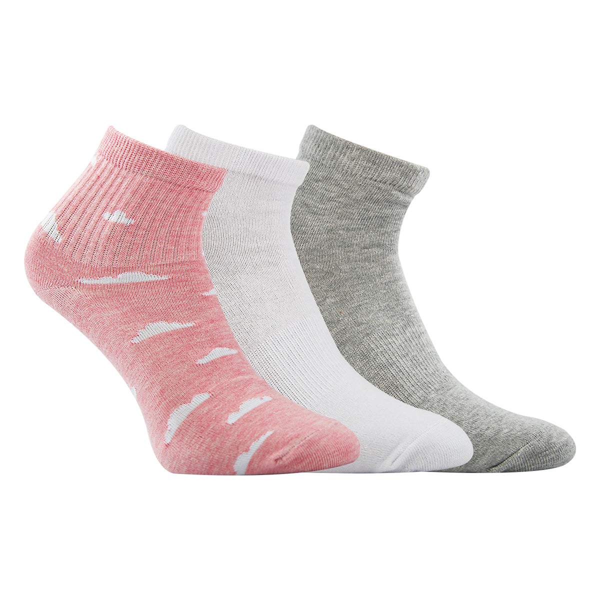 FUTURE FIT - A Pack Of 3 Pieces Plain Short Socks MultiColoure