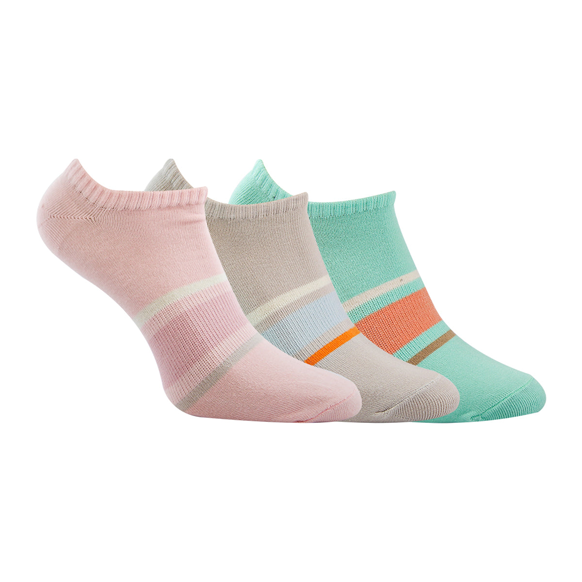 FUTURE FIT - A Pack Of 3 Pieces Plain LowCut Socks MultiColoure