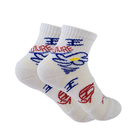 FUTURE FIT - Short Socks Liner Heel and Toe Casual Style MultiColoure