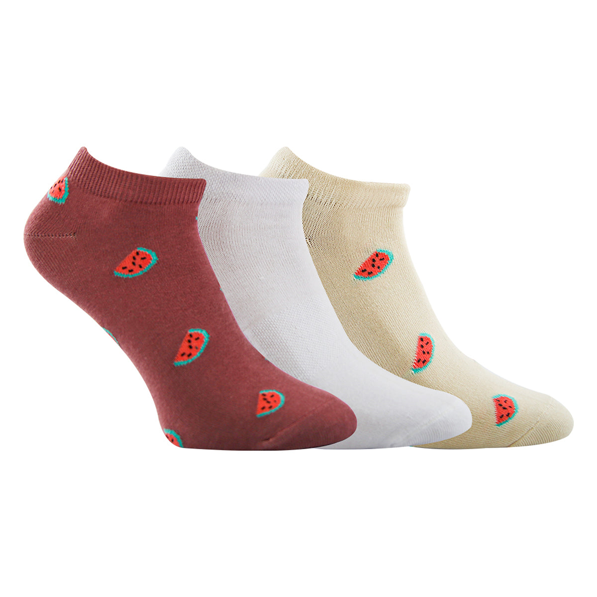 FUTURE FIT - A Pack Of 3 Pieces Plain LowCut Socks MultiColoure