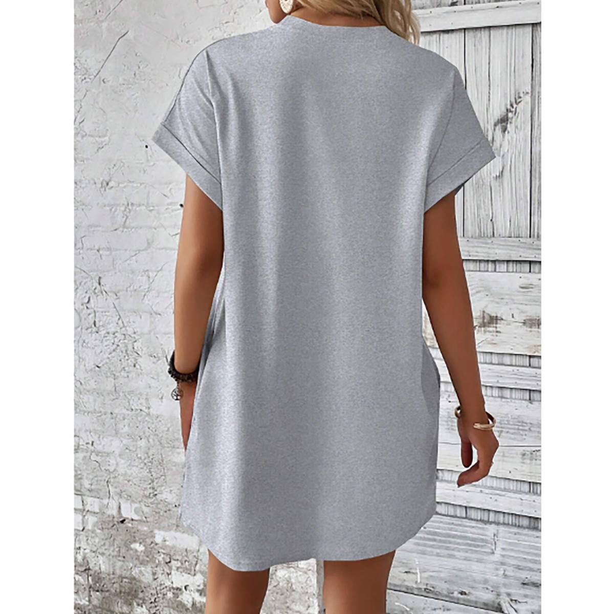 SHEIN- INAWLY Floral Print Loose Semi-Formal Summer Outdoor Dress